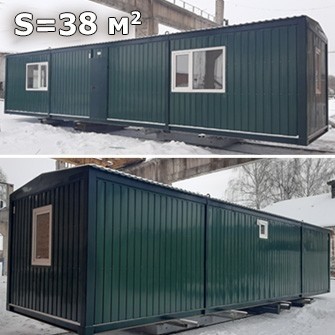 Побутовий вагончик житловий 3,2х12 м.
